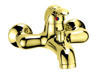 Смеситель для ванны и душа, золото Cezares LIRA-C-VDM1-03